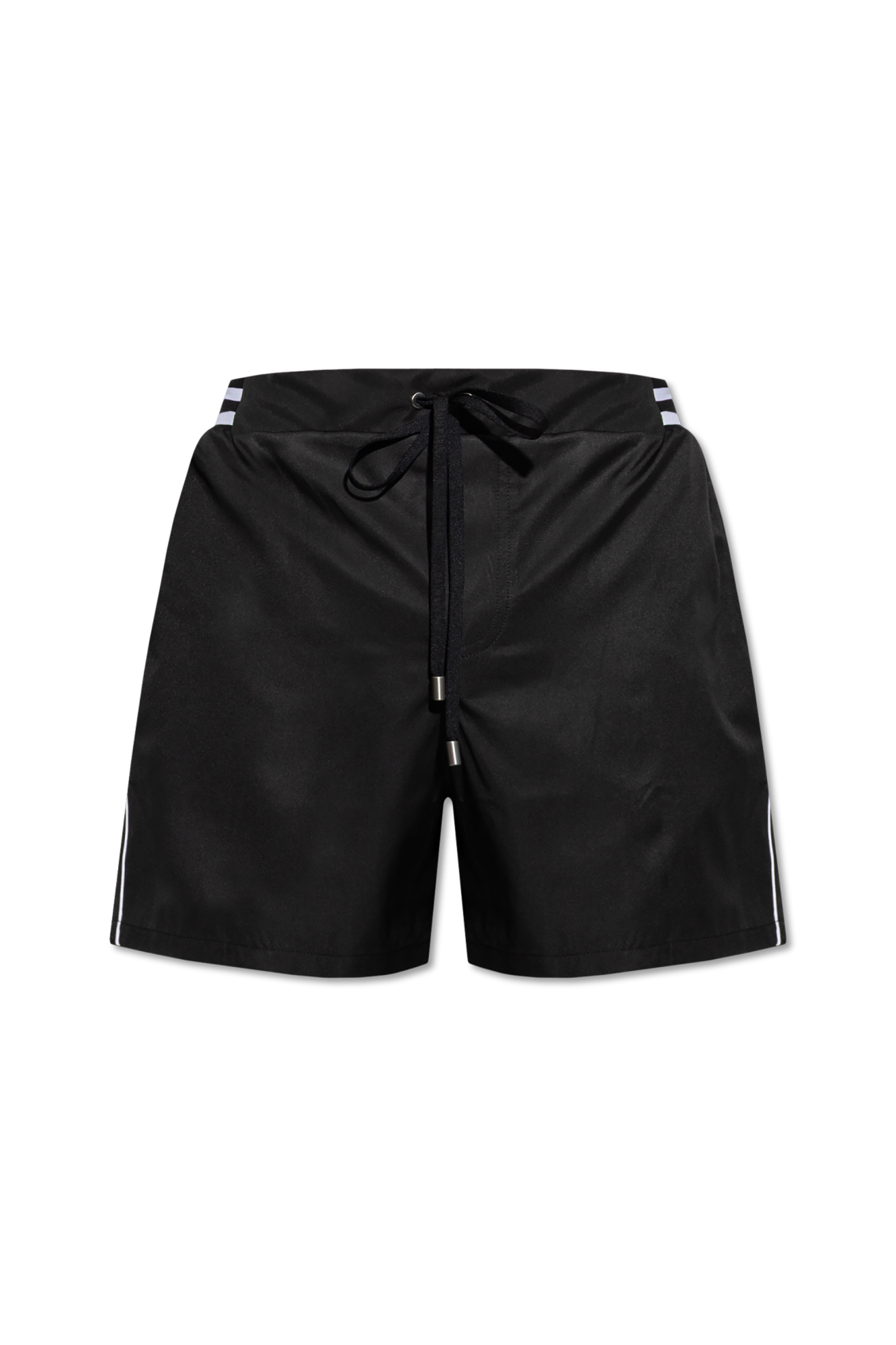 ［関税送料込］BALMAIN Swimsuit (boxer shorts) BALMAIN ALLOVER LOGO SWIM SHORT - BLACK|WHITE - PureAtlanta.com